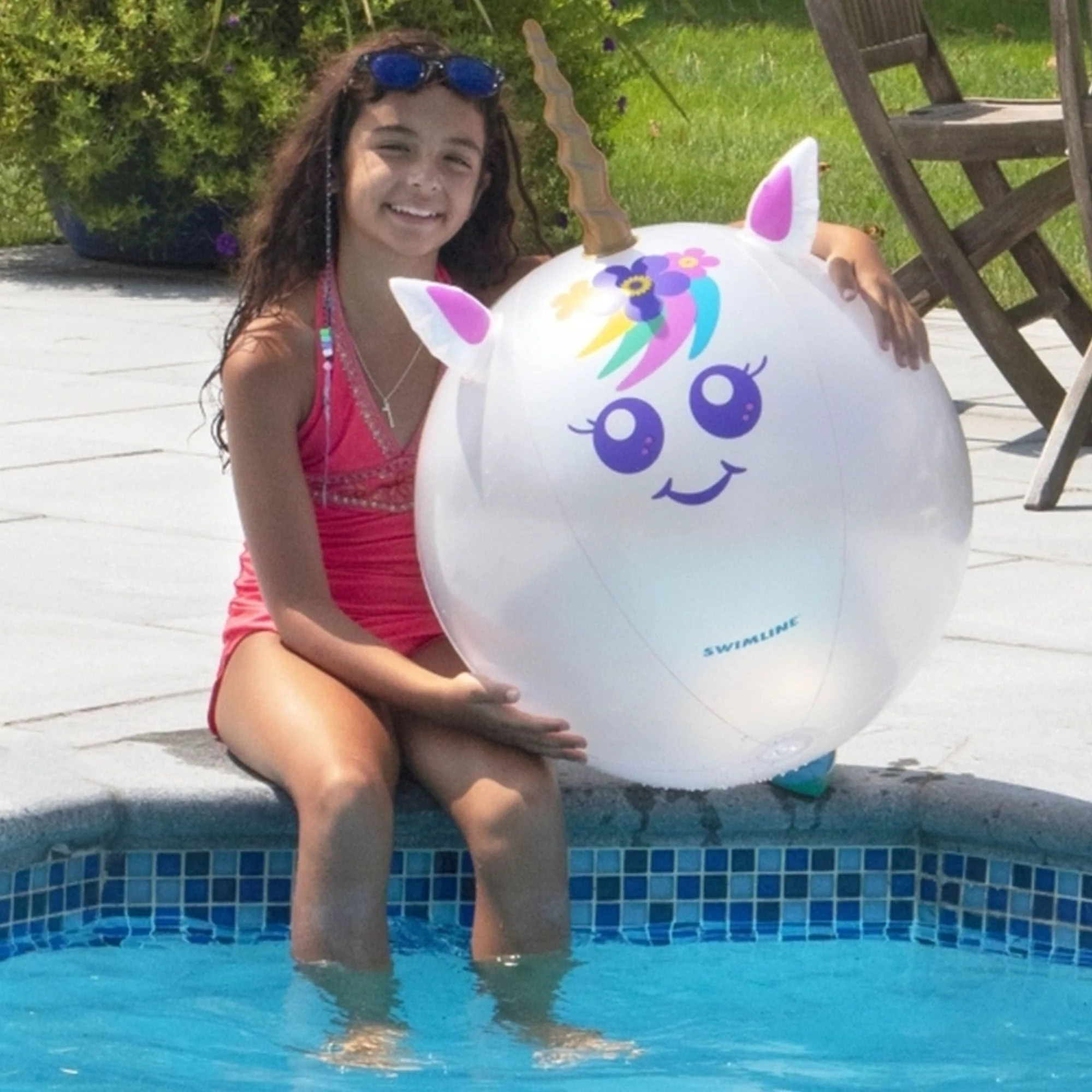 Ballon de plage gonflable Licorne - Image 2