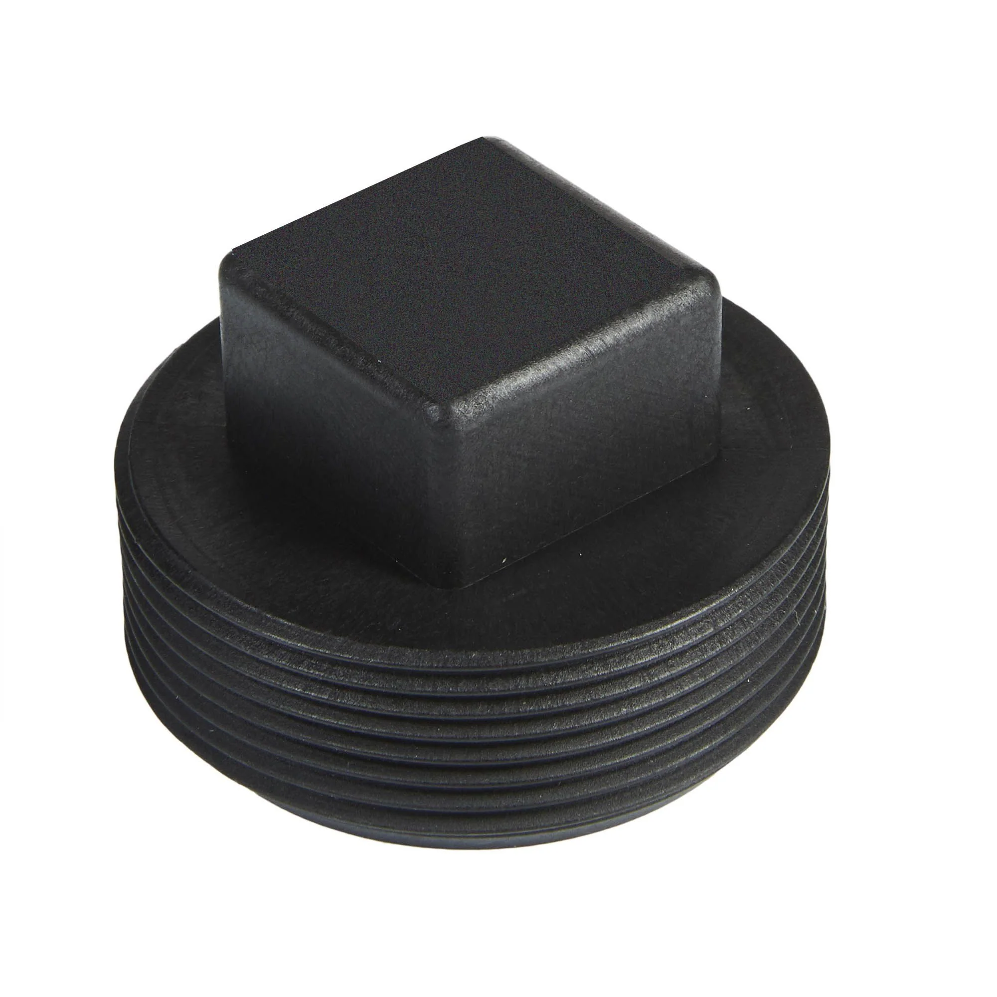 Bouchon 1 ½" vissé noir