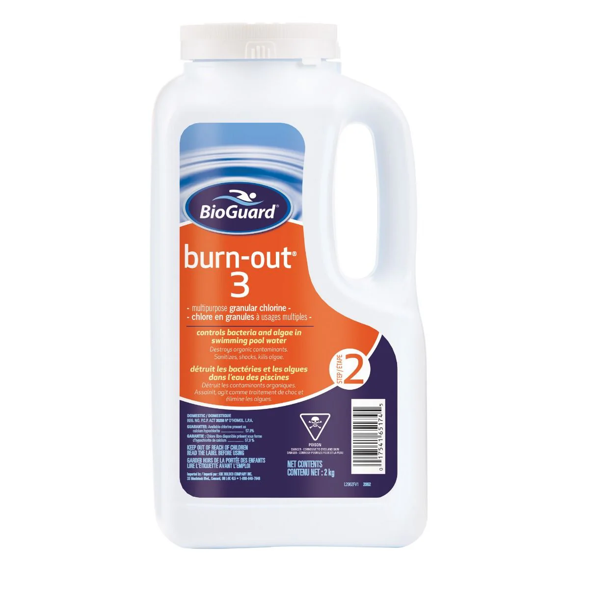 Traitement de choc pour piscine - Burnout 3 Bioguard
