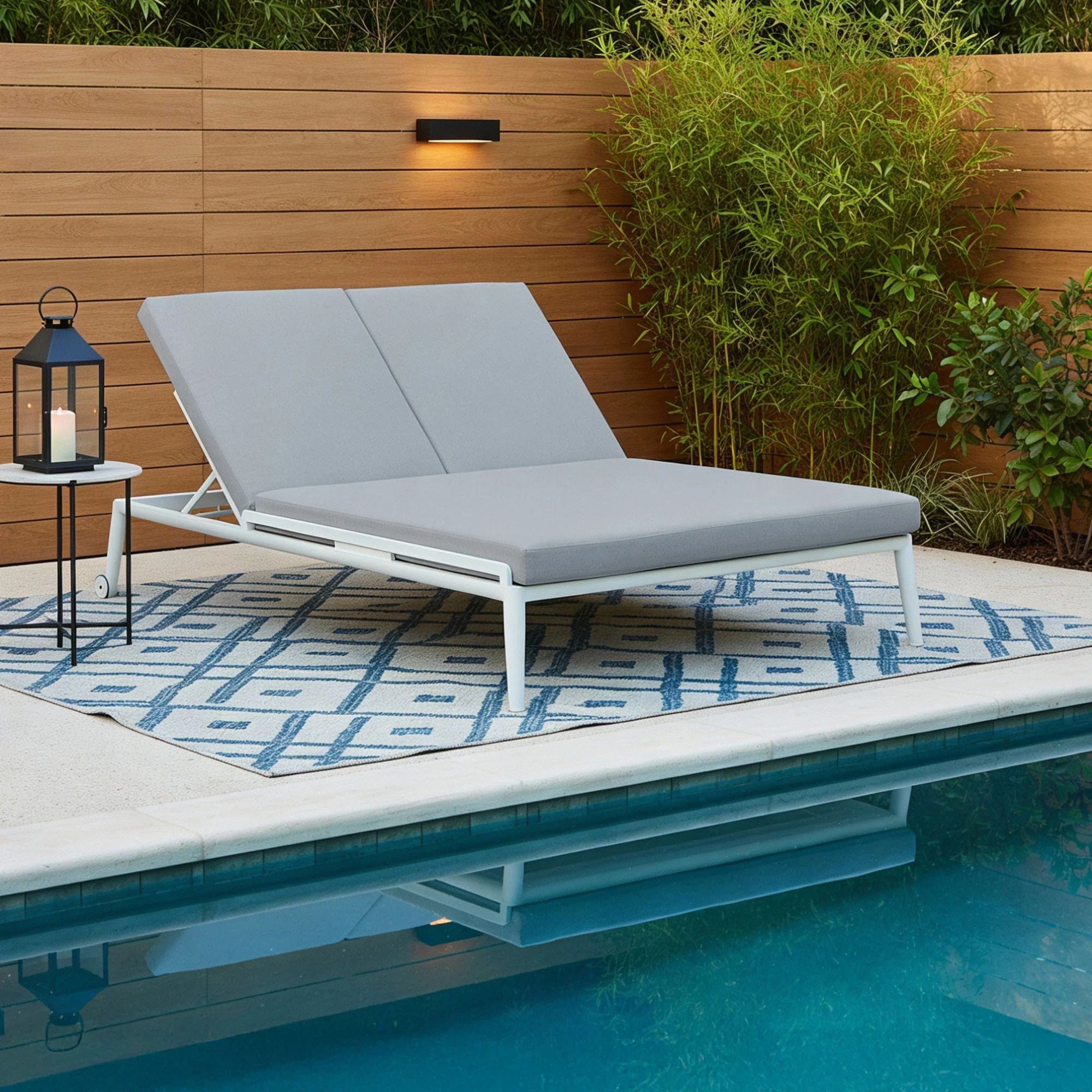 Chaise longue double Abella - Image 2