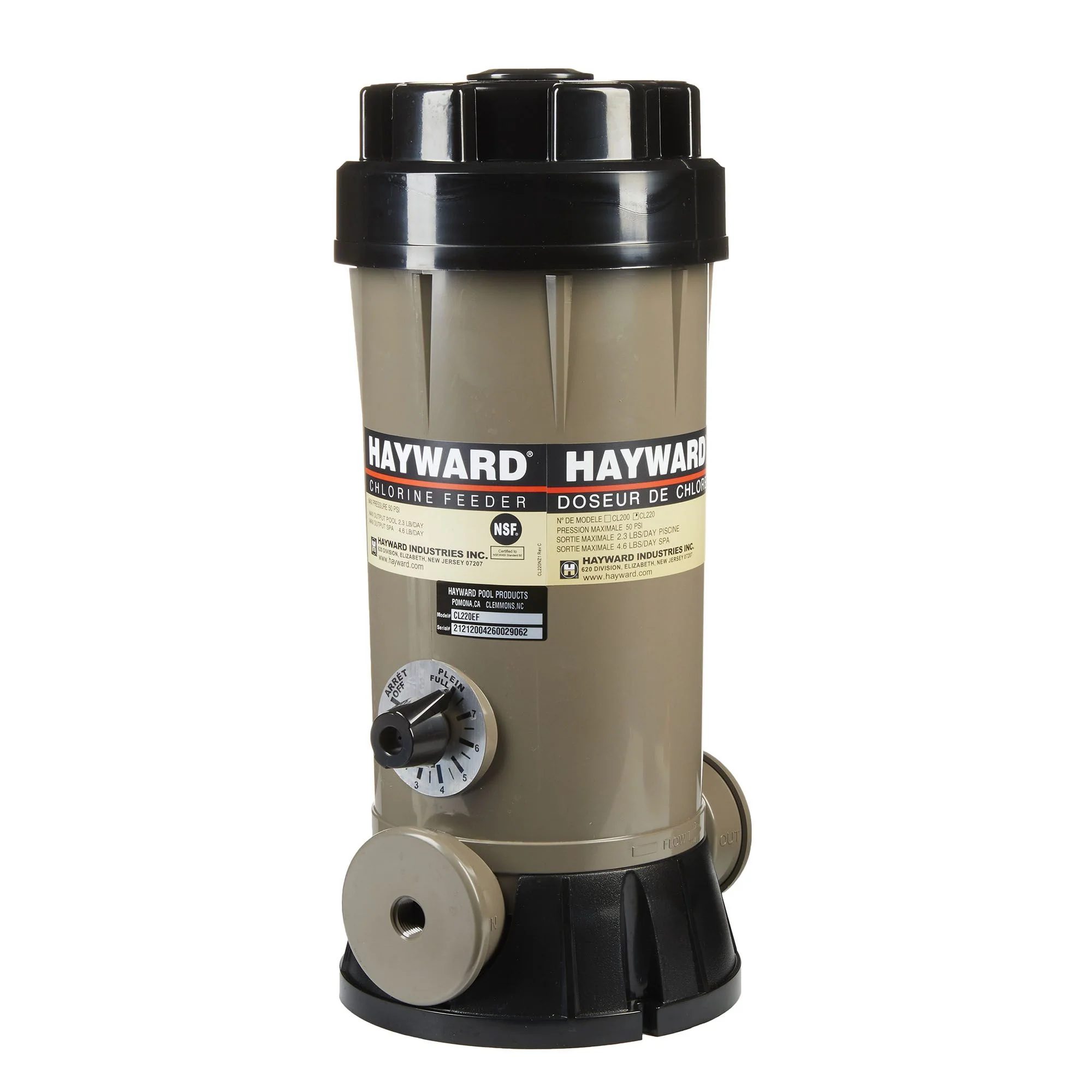 Chlorinateur Off-Line pour piscine Hayward – Capacité 9 lb