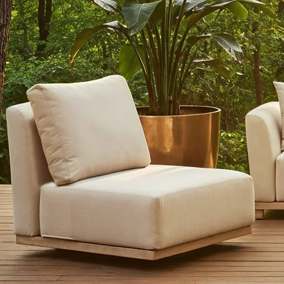 Fauteuil pivotant Varsovie 1 place beige - Démonstrateur avec imperfections - Image 2