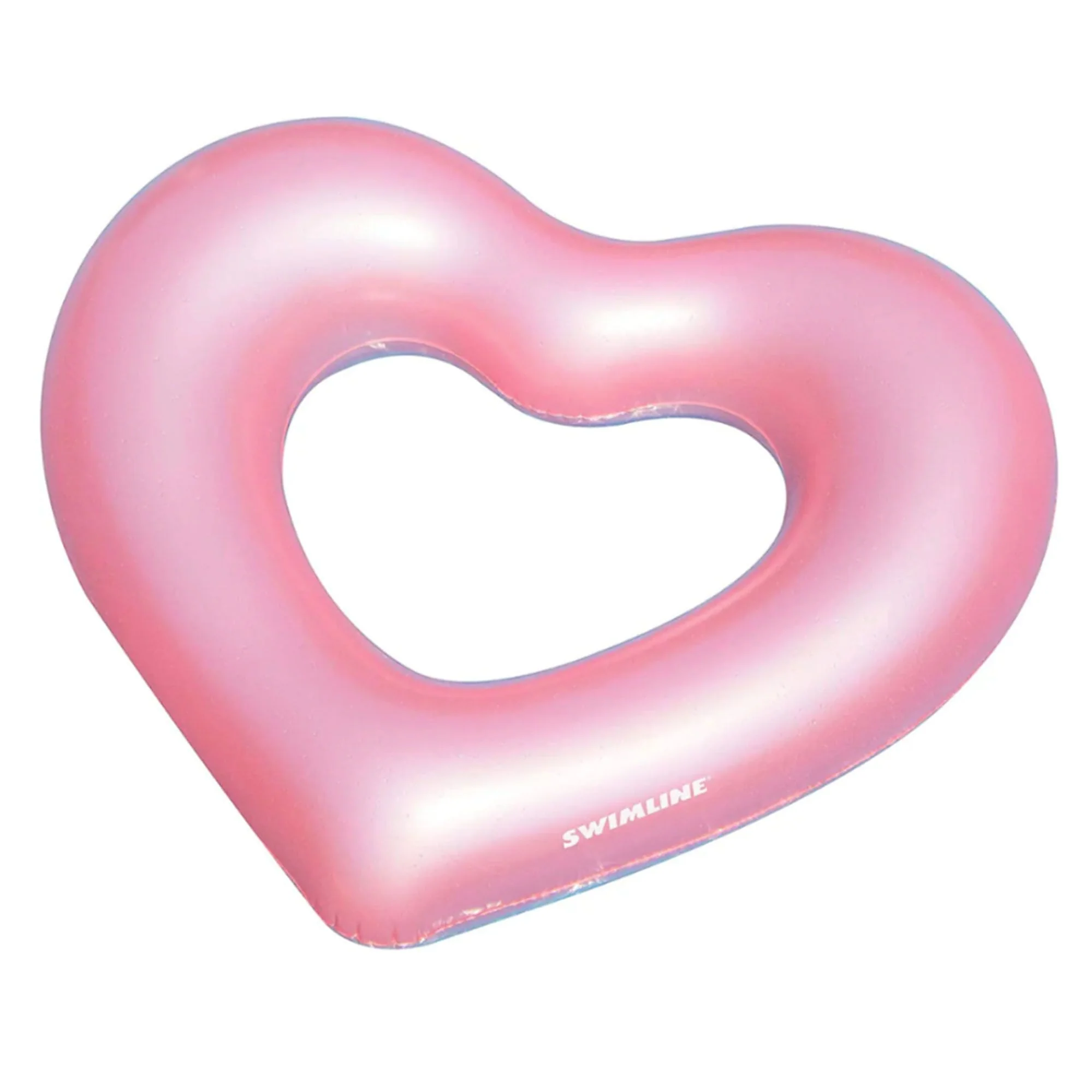 Anneau métallique en forme de cœur