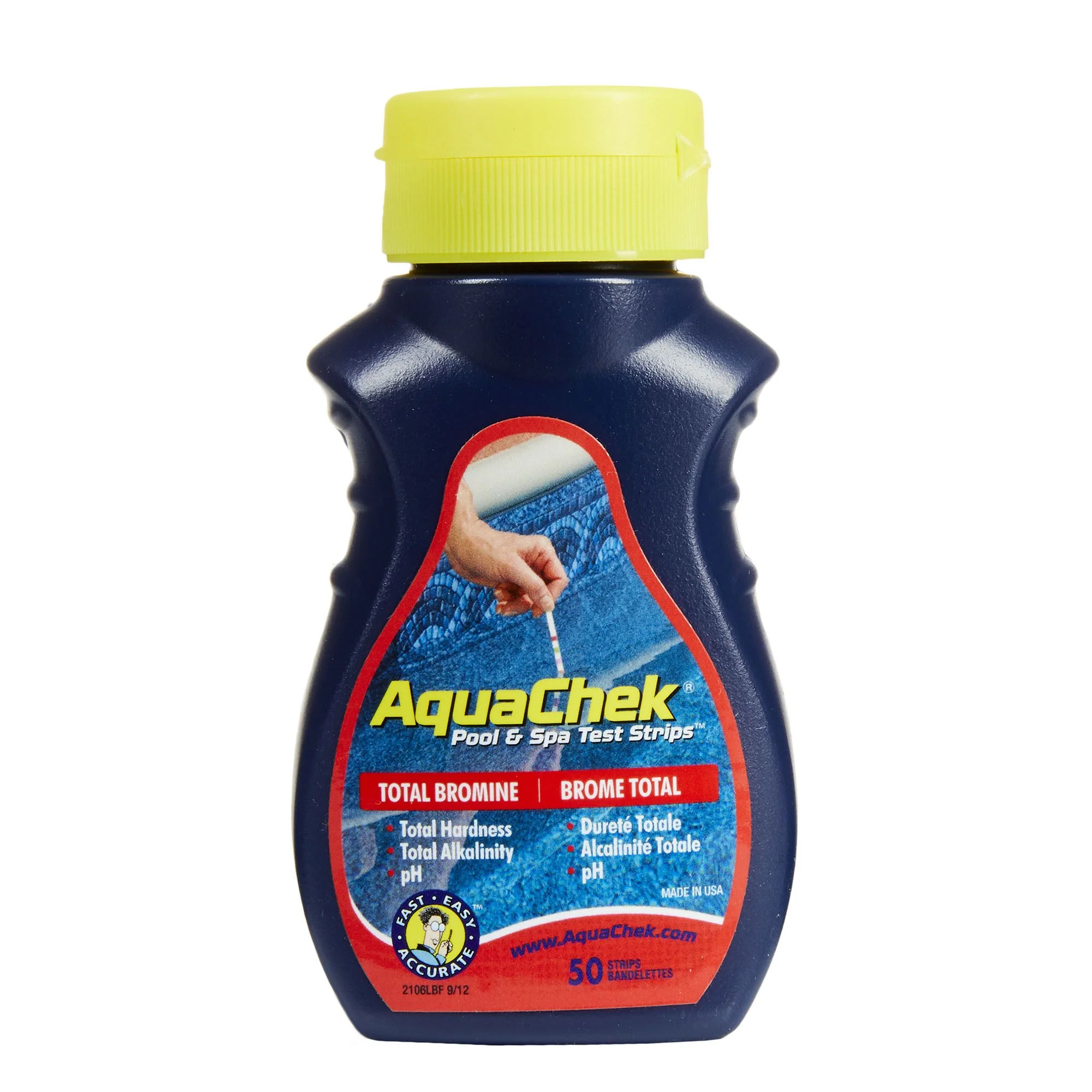 Bandelettes de test pour piscine et spa AquaChek Rouge – 4‑en‑1