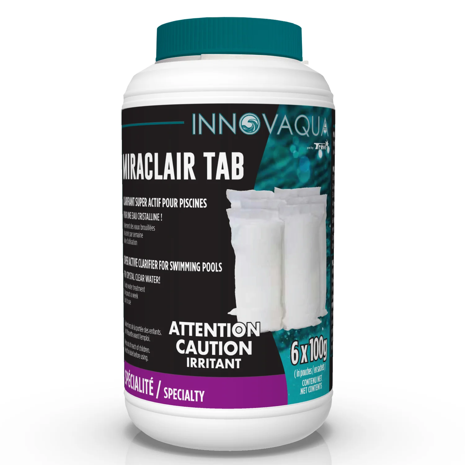 Clarifiant en pastilles pour piscine - Miraclair tab 600G