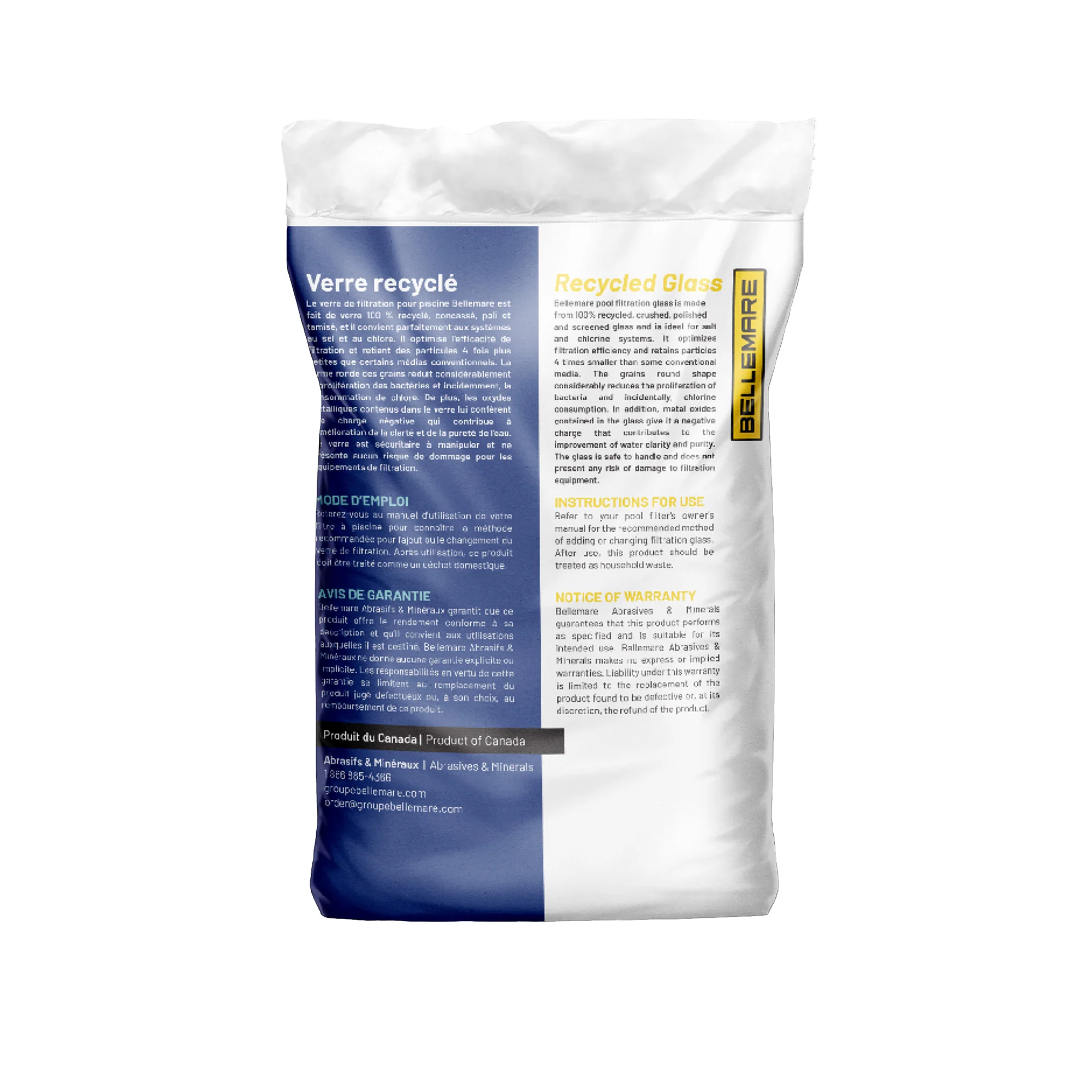 Sac de verre de filtration 42LBS - Image 3