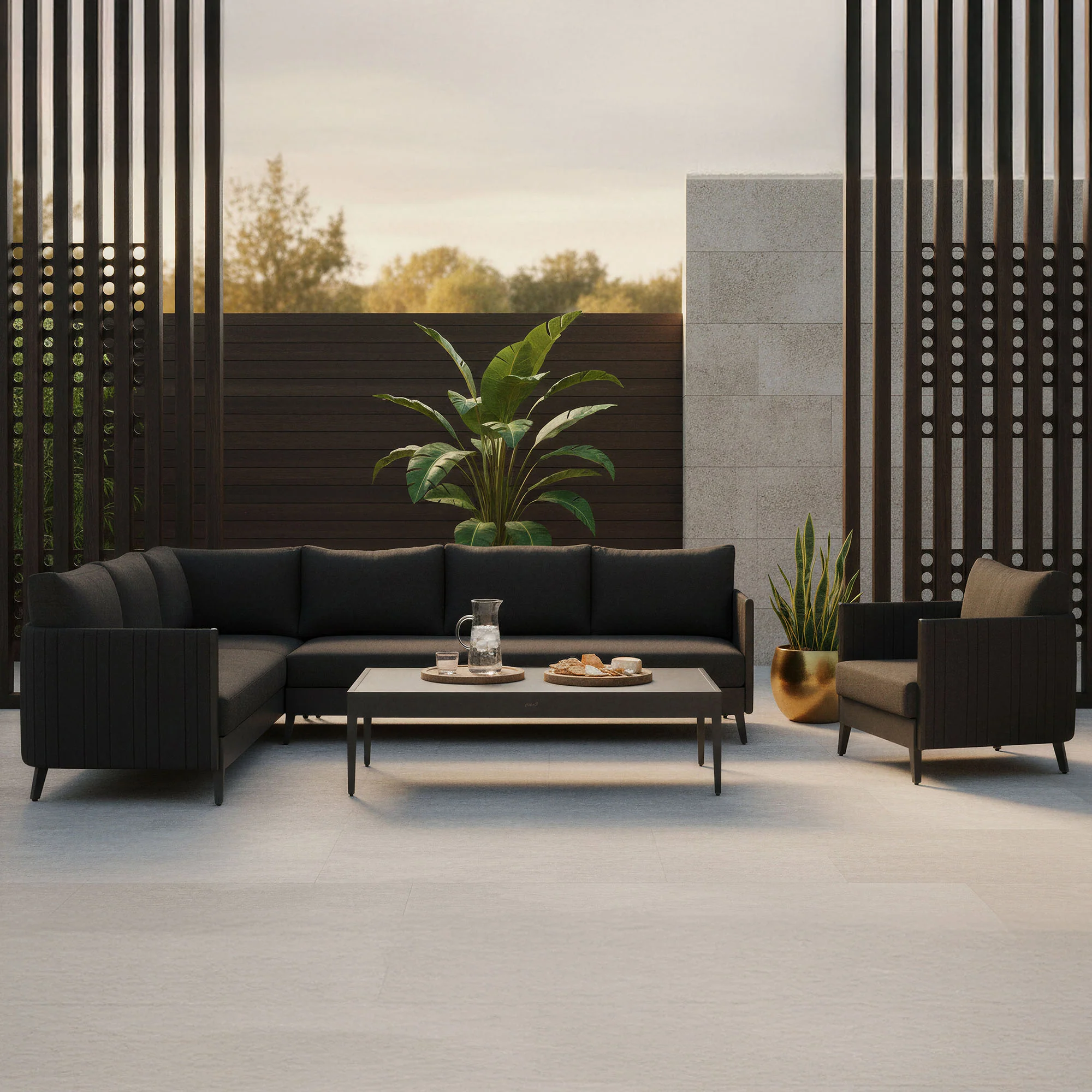 Sectionnel Madagascar avec fauteuil - Image 2