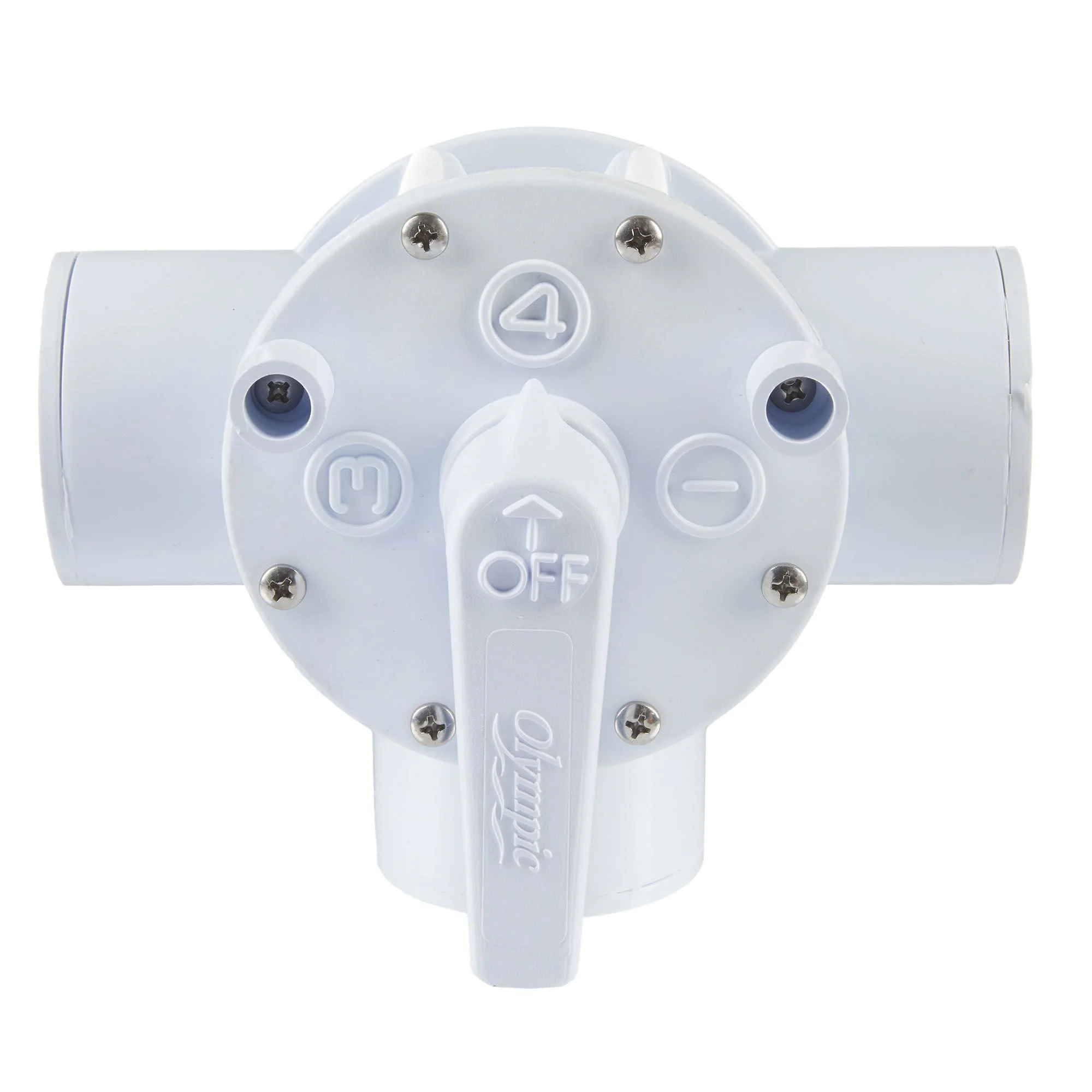 AFT100T – Valve à 3 voies en ABS (Filetée) – Blanche