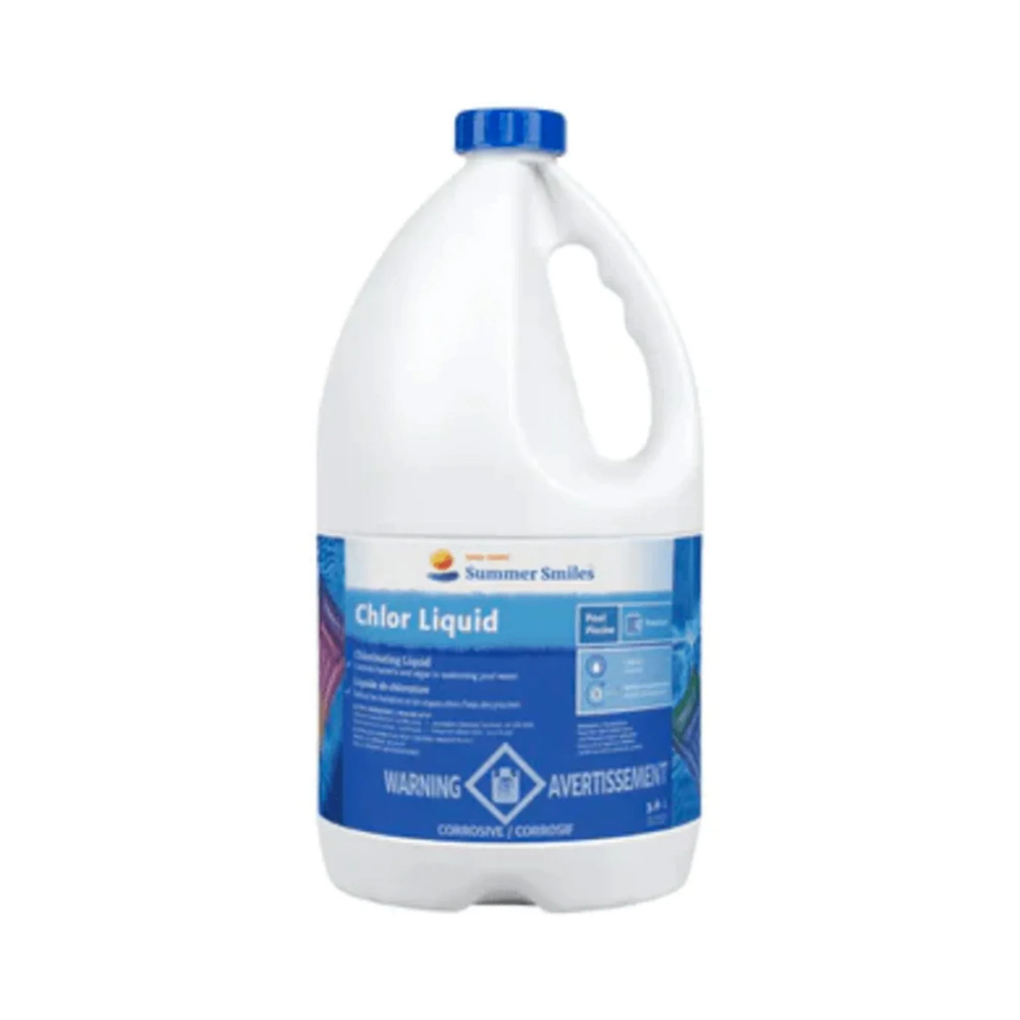 Chlore liquide pour piscine - Summer Smiles