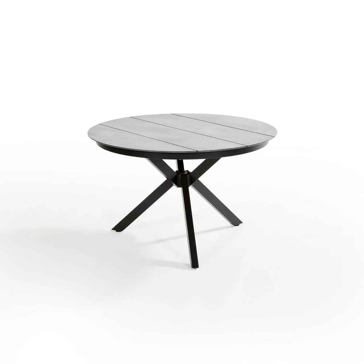 Table Aruba effet de bois gris - Image 2