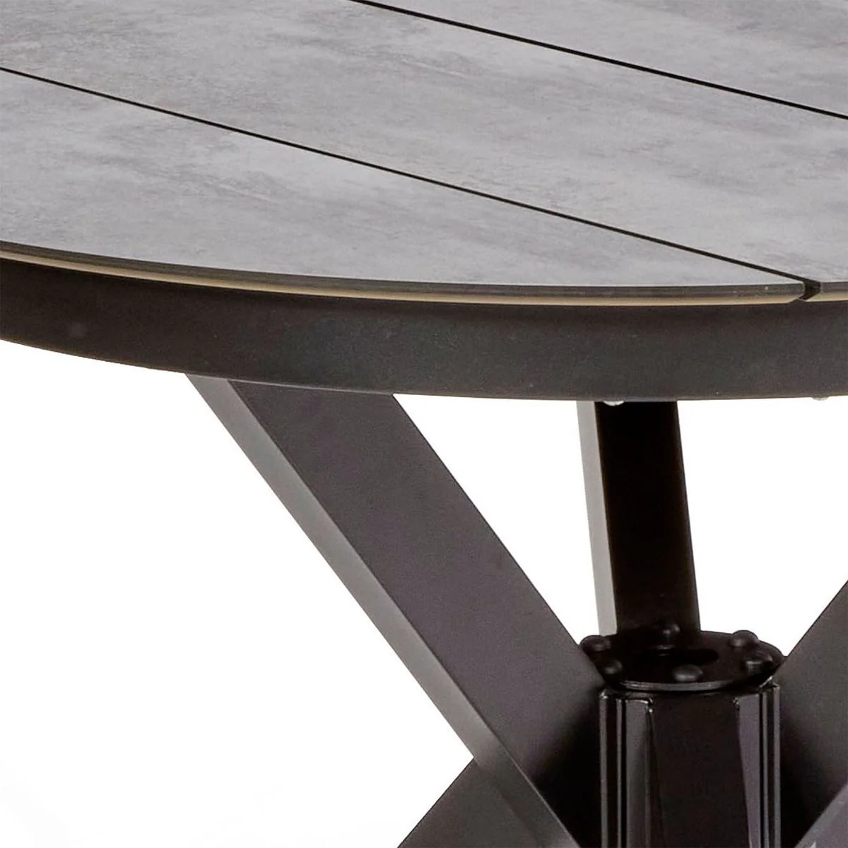 Table Aruba effet de bois gris - Image 5