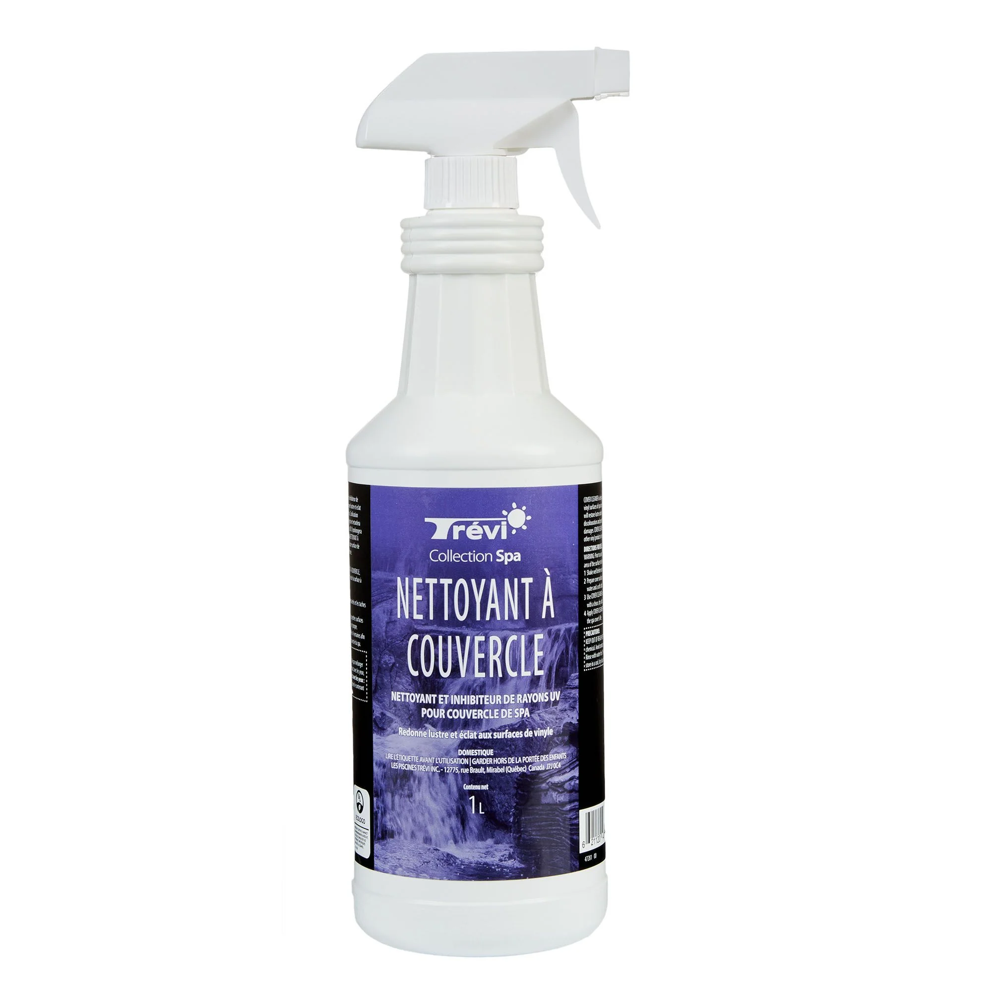 Nettoyant à couvercle pour spa